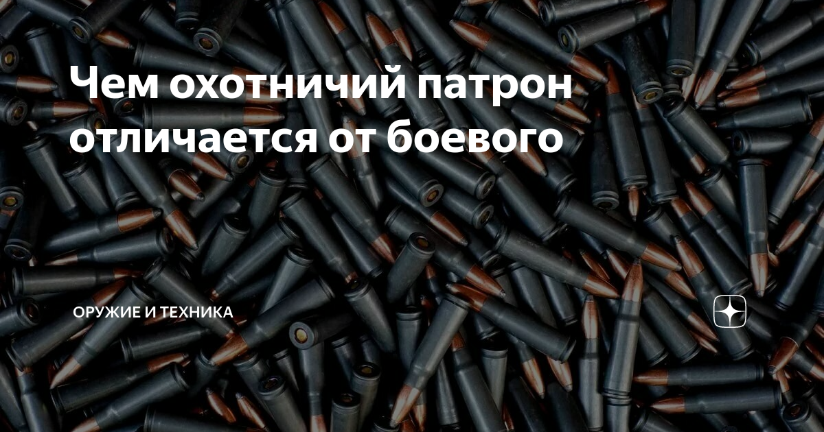 Чем отличается патрон от охотничьего. Чем отличается патрон от охотничьего