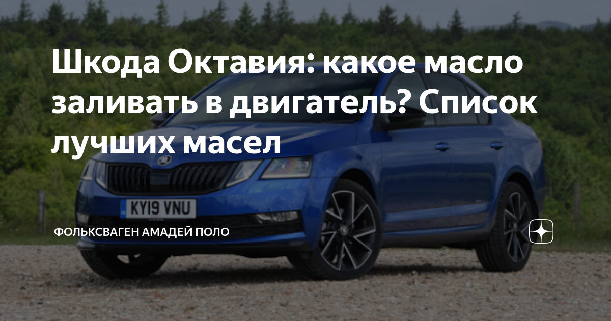 Замена масла Skoda Octavia