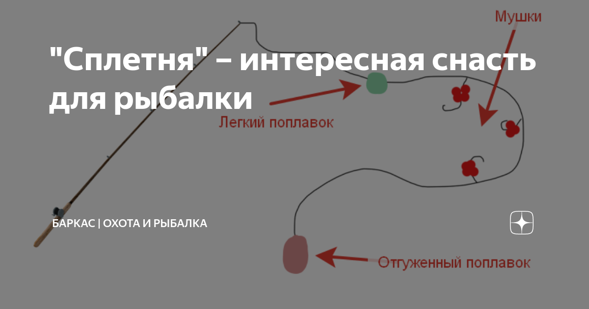 "Сплетня" – интересная снасть для рыбалки | Баркас | Охота и Рыбалка | Дзен