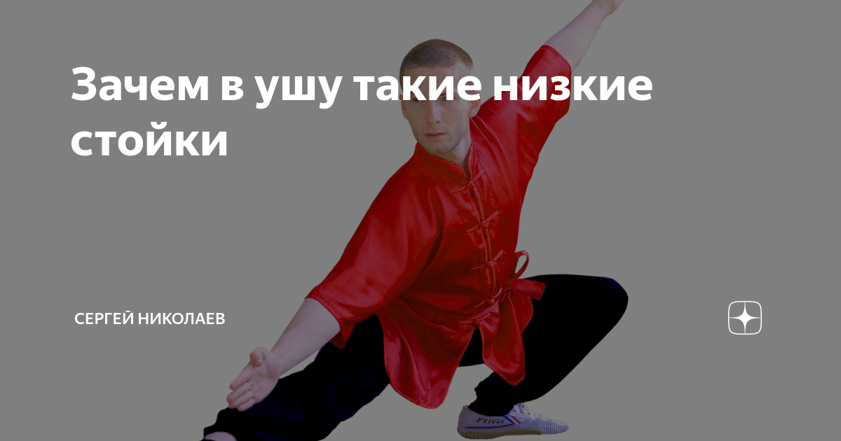 Зачем в ушу такие низкие стойки | Сергей Николаев | Дзен