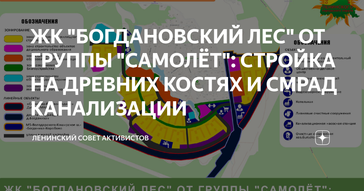 ЖК "БОГДАНОВСКИЙ ЛЕС" ОТ ГРУППЫ "САМОЛЁТ": СТРОЙКА НА ДРЕВНИХ КОСТЯХ И ...