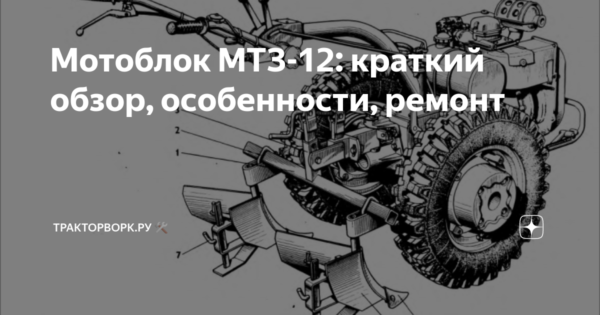 Запчасти к мотоблокам МТЗ 05-09Н