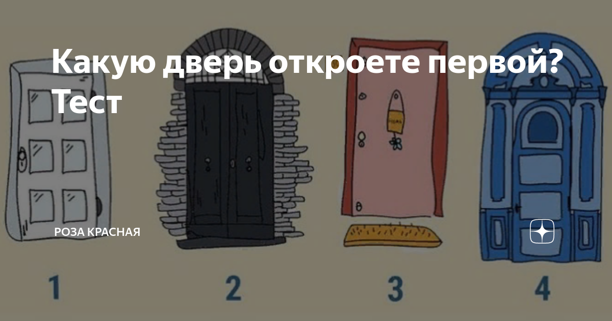 Какую дверь нельзя открыть. Какую дверь нельзя открыть