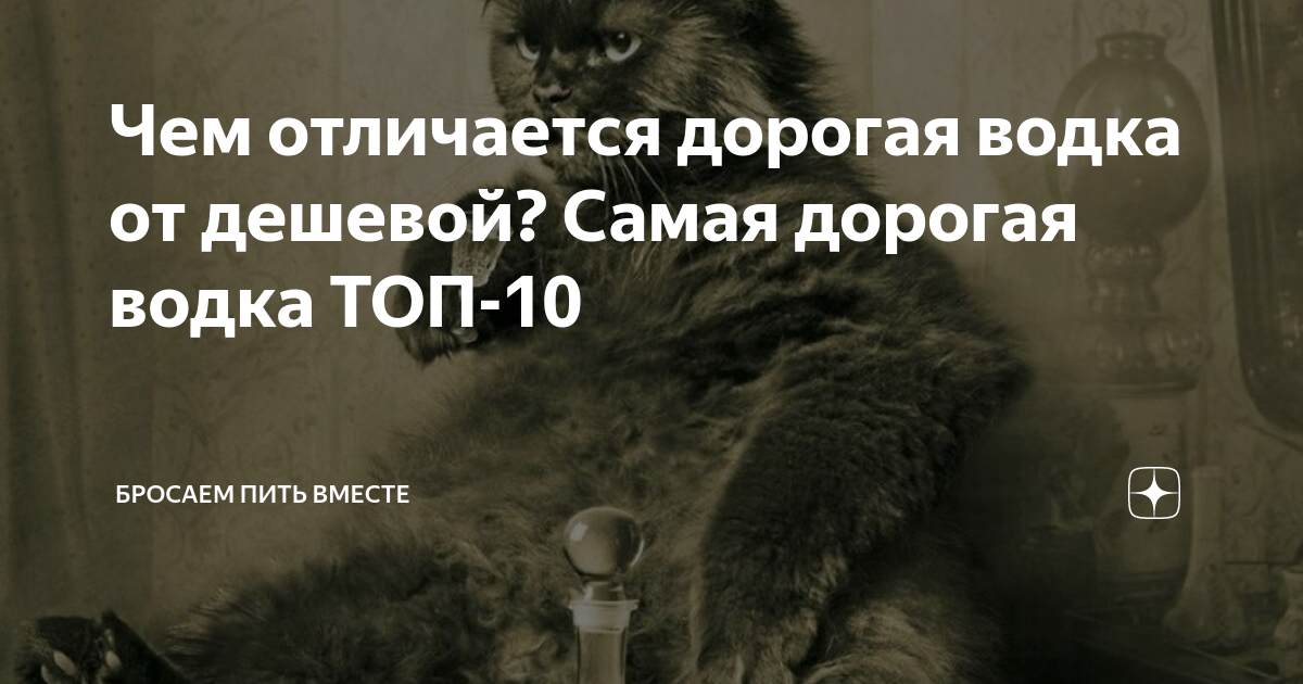 Чем отличается дорогая водка от дешевой? Самая дорогая водка ТОП-10 ...
