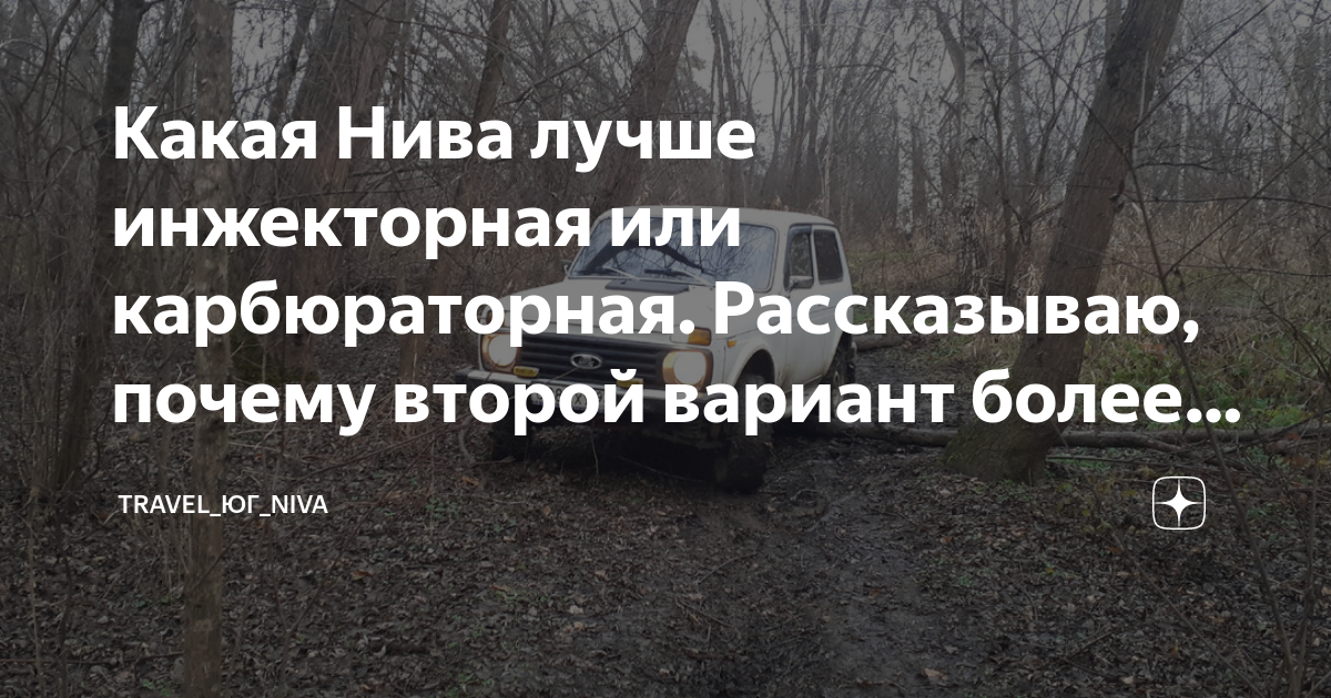 Дергается нива карбюраторная