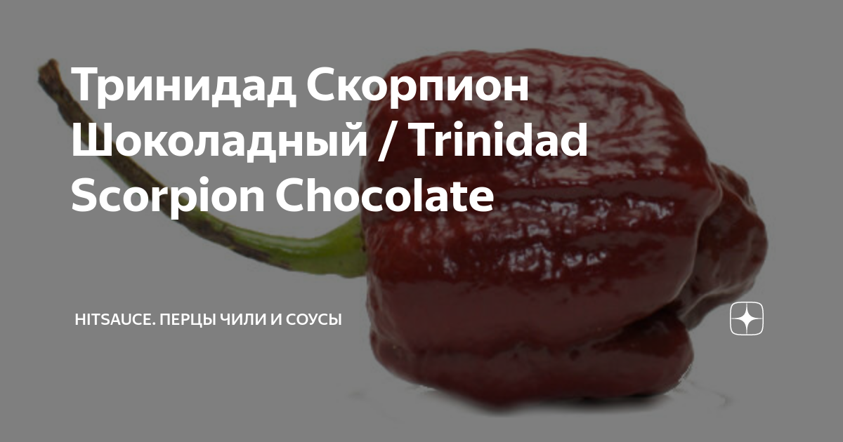 Тринидад Скорпион Шоколадный / Trinidad Scorpion Chocolate