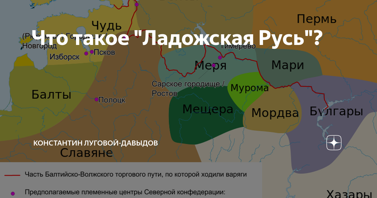 Что такое "Ладожская Русь"? | К.Луговой-Давыдов/1-й Славянский | Дзен
