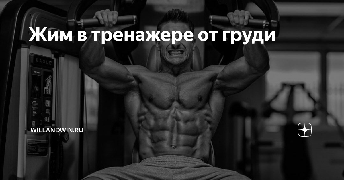 Жим в тренажере от груди | willandwin.ru | Дзен