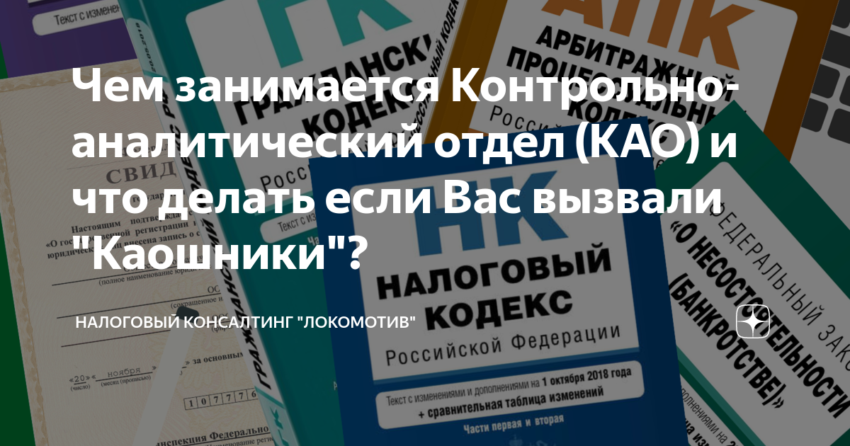 Чем занимается Контрольно-аналитический отдел (КАО) и что делать если ...