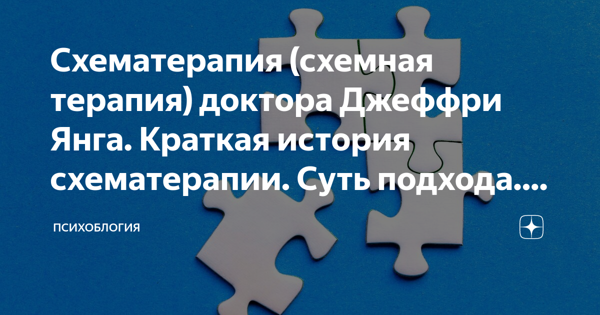 Схема терапия джеффри янга