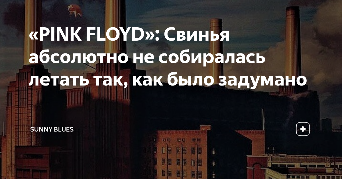 «PINK FLOYD»: Свинья абсолютно не собиралась летать так, как было ...