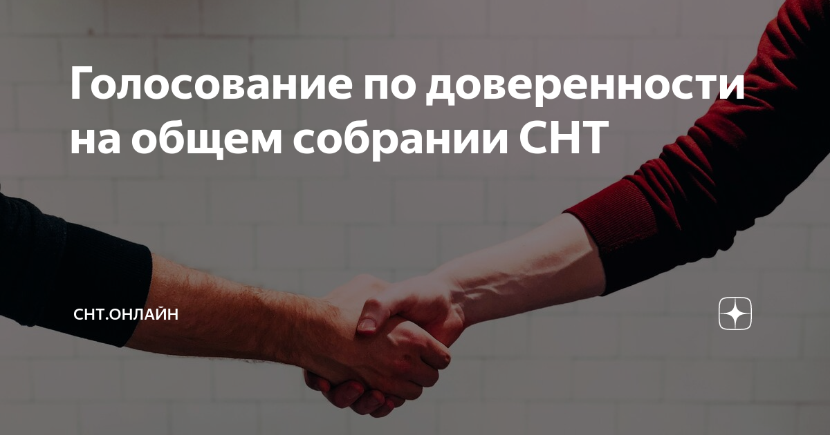 Голосование по доверенности на общем собрании СНТ | СНТ.онлайн | Дзен