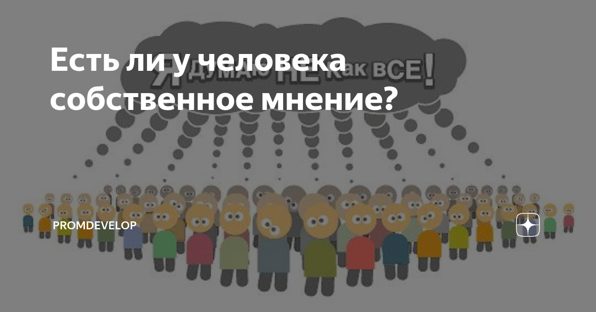 Что дает человеку собственное мнение. Что дает человеку собственное мнение