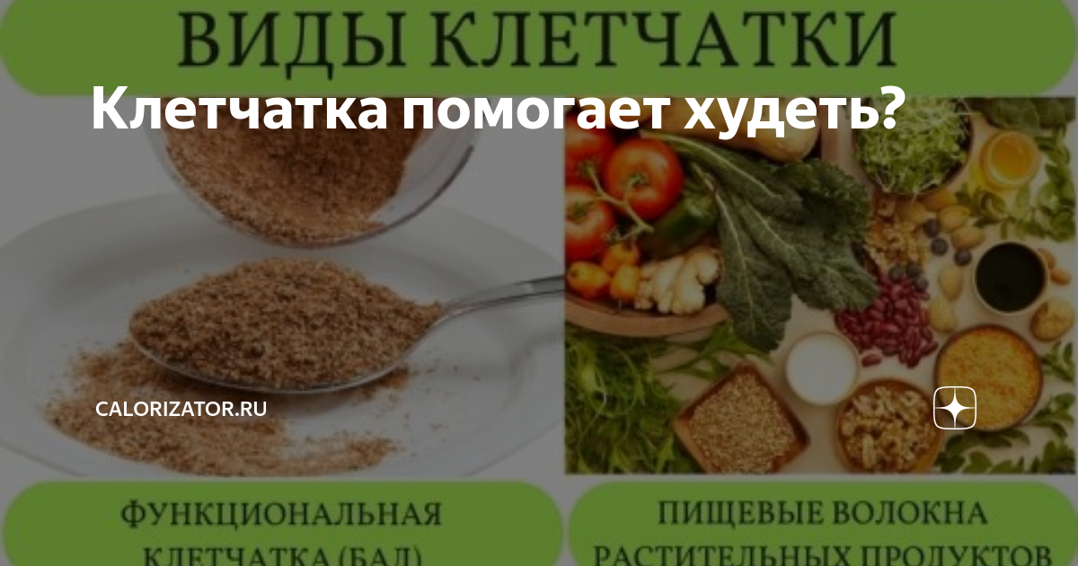 Высокое содержание клетчатки в продуктах способствует удержанию сытости