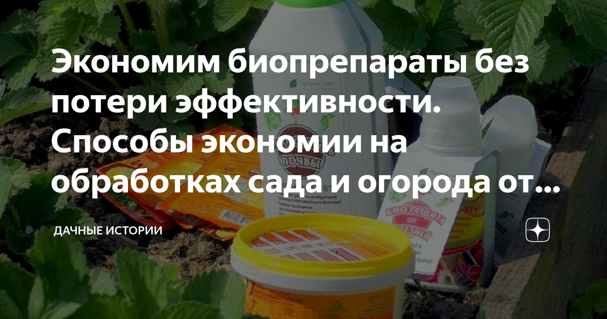 Преимущества биопрепаратов в садоводстве