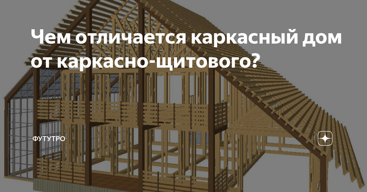 Чем отличается каркасный дом от каркасно-щитового? | Русское утро | Дзен