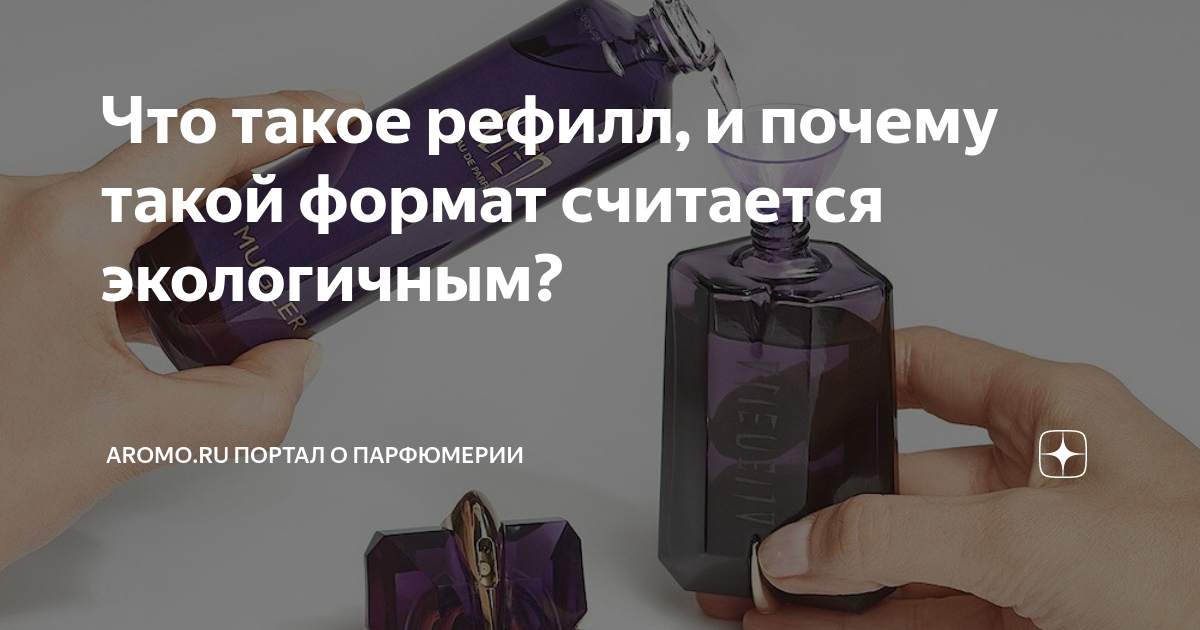 Что такое рефилл, и почему такой формат считается экологичным? | Aromo ...