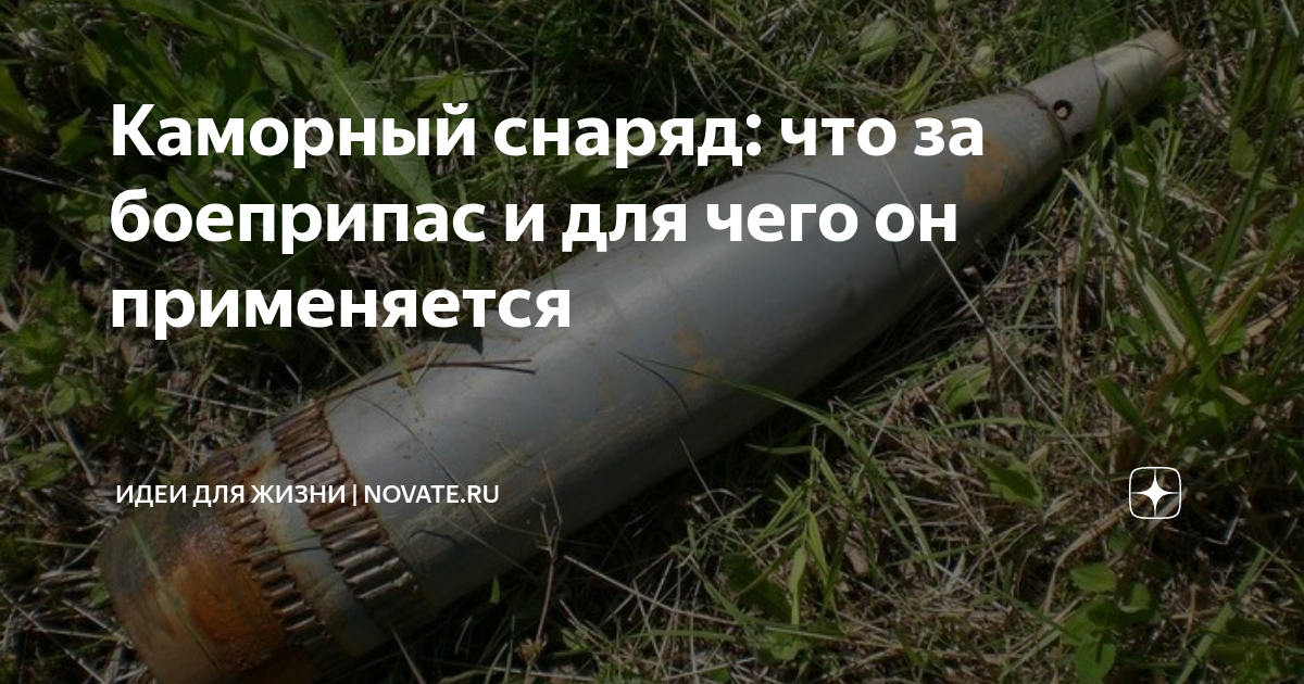 Каморный снаряд: что за боеприпас и для чего он применяется | Novate ...
