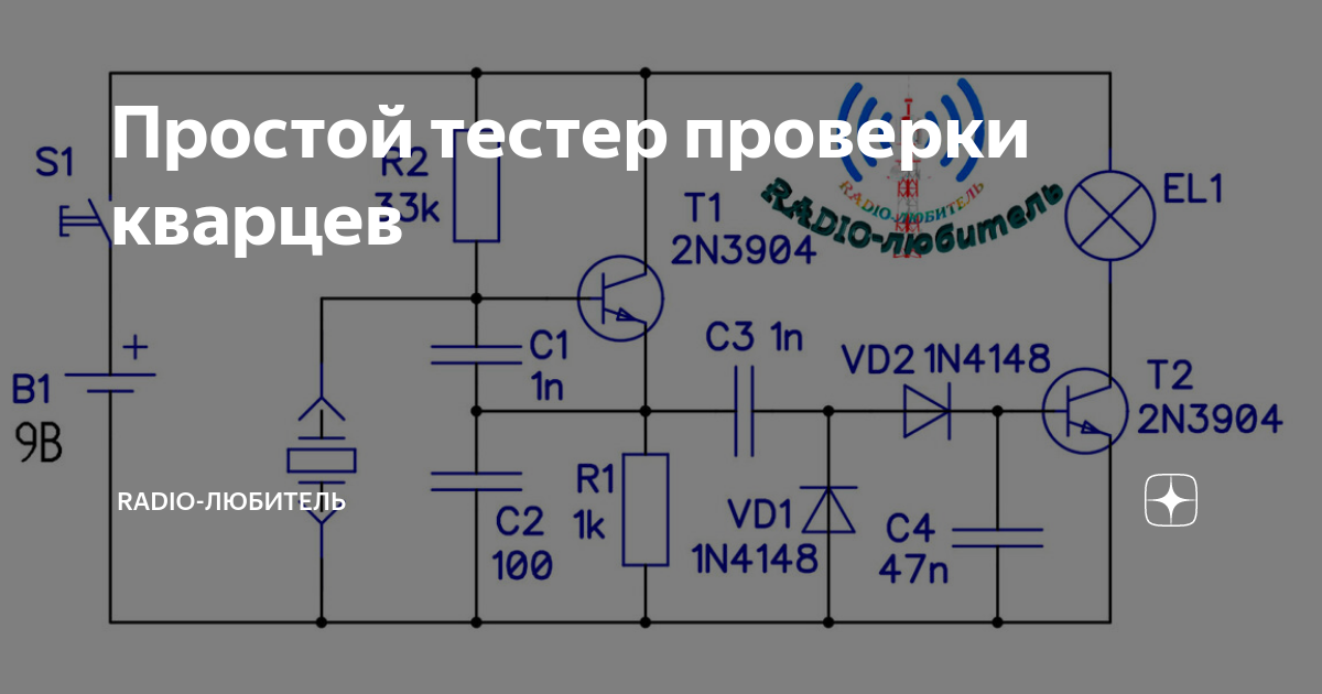 Как проверить кварцевый. Прибор для проверки кварцевых резонаторов своими руками. Схема для проверки кварцевых резонаторов. Схема прибора для проверки кварцевых резонаторов. Проверка кварца на работоспособность.