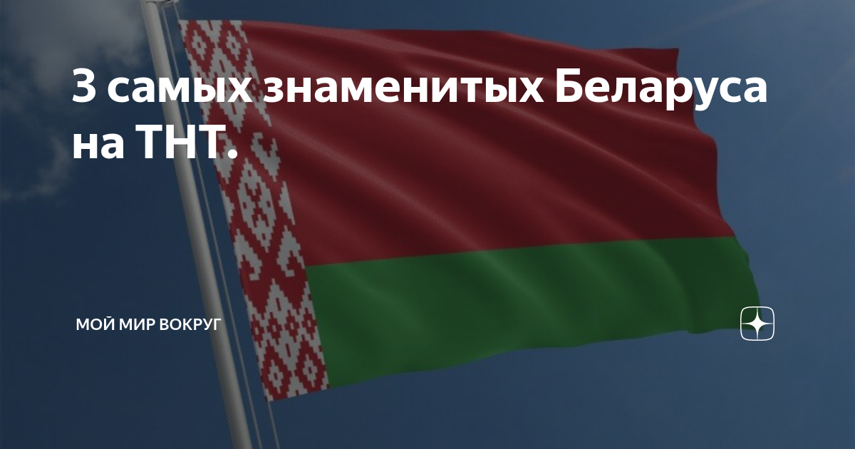 3 самых знаменитых Беларуса на ТНТ. | Мой мир вокруг | Дзен