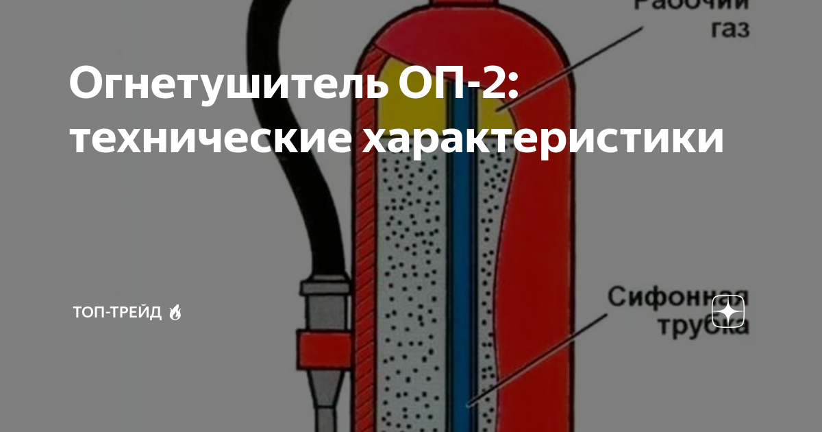 Огнетушитель ОП-2: технические характеристики | ТОП-Трейд ?? | tt-snab ...