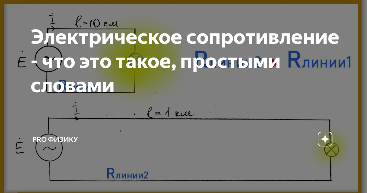 Электрическое сопротивление - что это такое, простыми словами ...