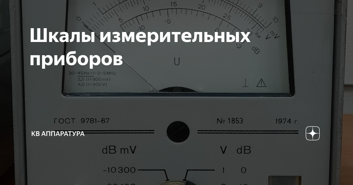 Шкалы измерительных приборов | КВ аппаратура | Дзен