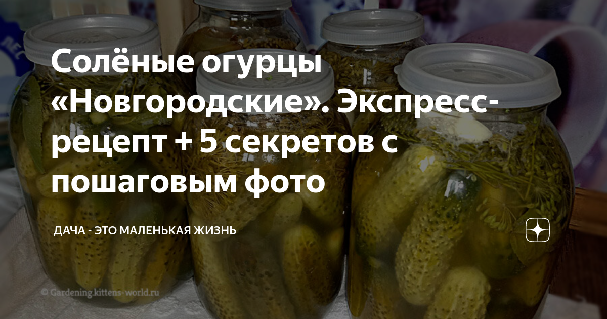 Огурчики под водочку. - 5 ответов форум Babyblog