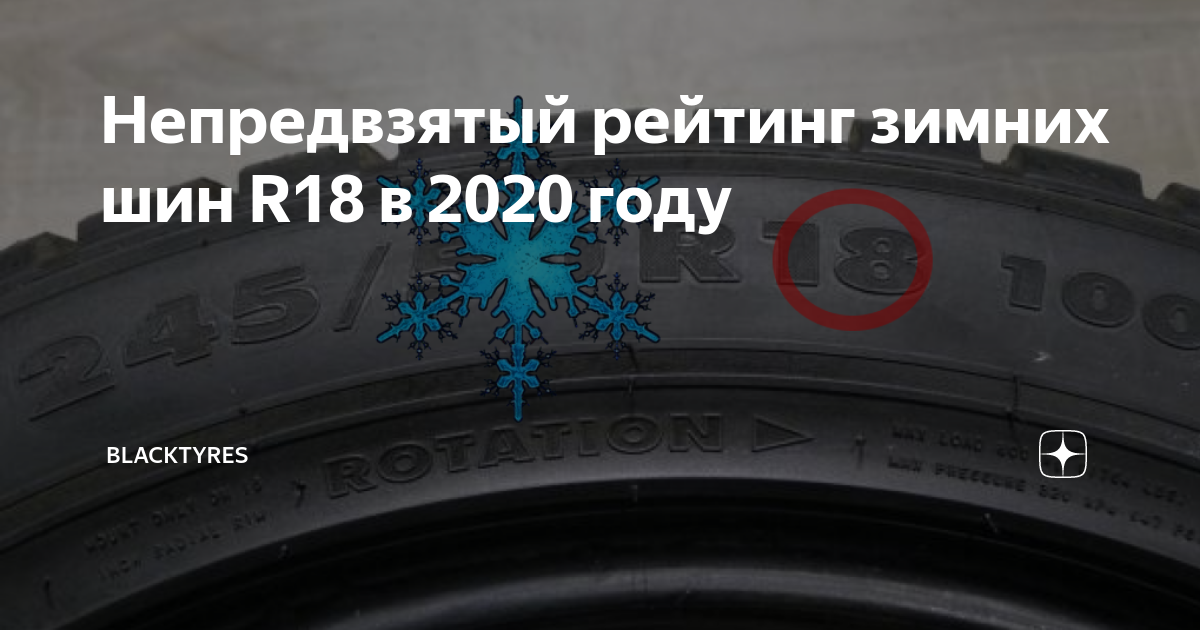 Непредвзятый рейтинг зимних шин R18 в 2020 году | BlackTyres | Дзен