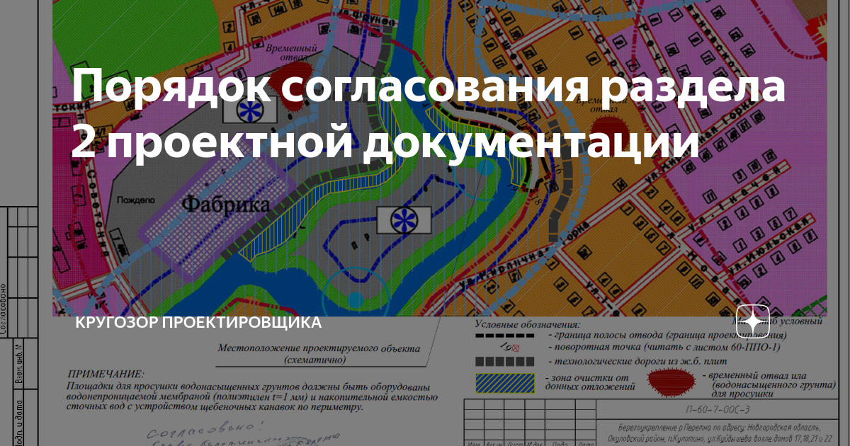 Требования к проекту полосы отвода линейного объекта