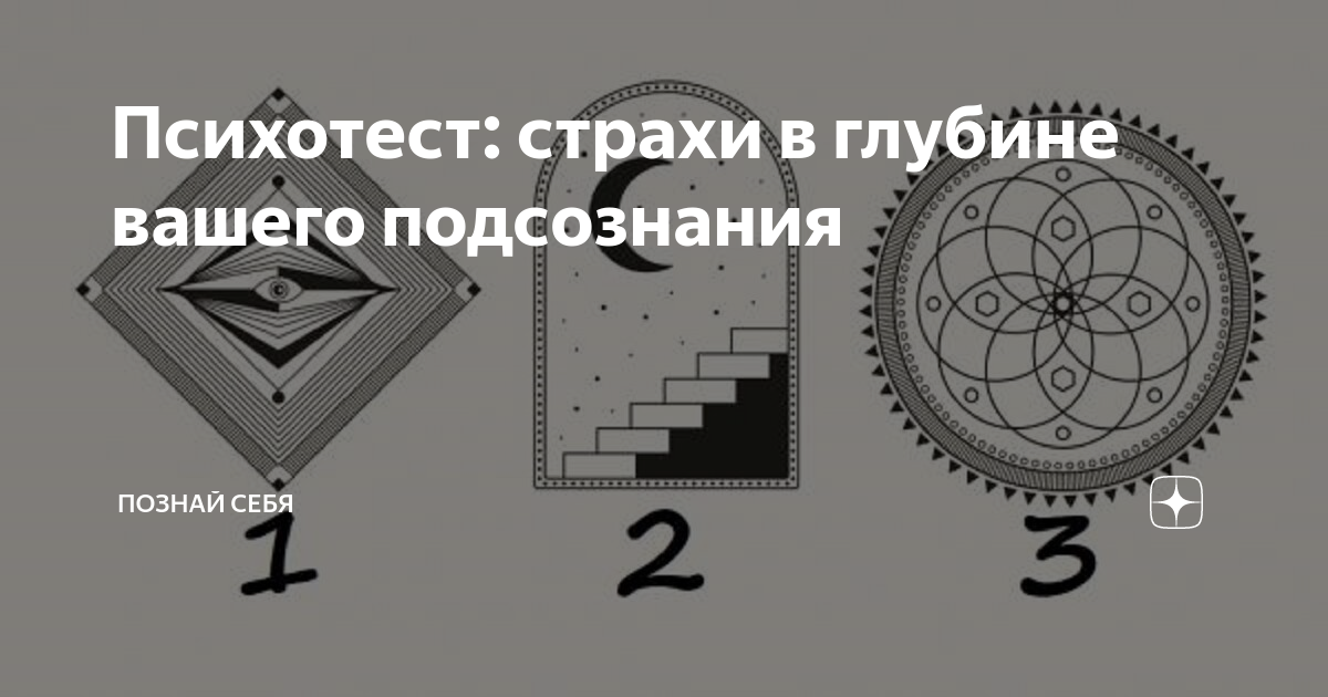 Тест на подсознание по картинкам