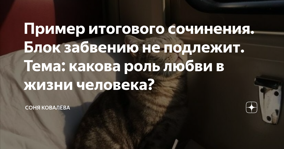 Пример итогового сочинения. Блок забвению не подлежит. Тема: какова ...