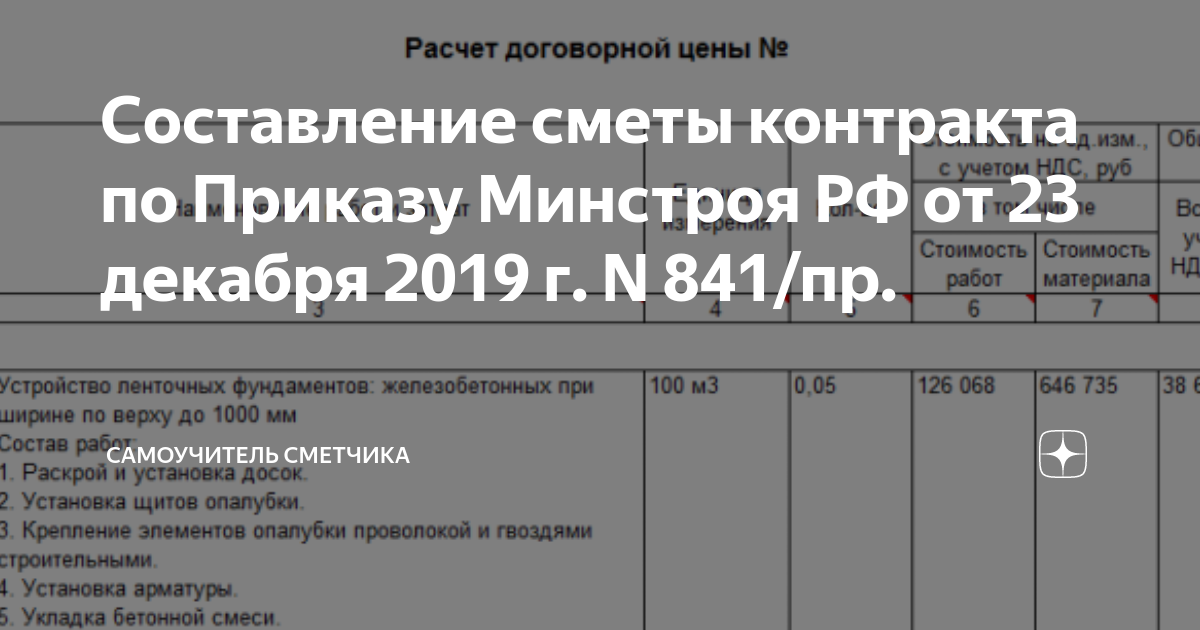 Смета контракта по приказу Shtampik.com