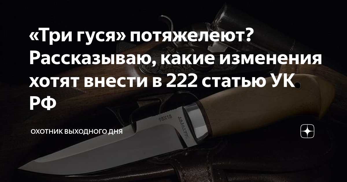 «Три гуся» потяжелеют? Рассказываю, какие изменения хотят внести в 222 ...
