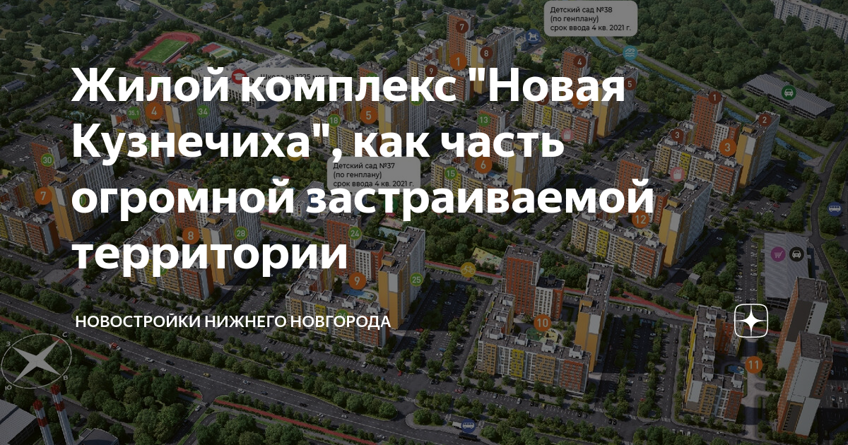 План застройки жк новая кузнечиха