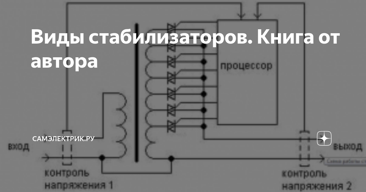 Виды Стабилизаторов. Книга От Автора | СамЭлектрик.Ру | Дзен