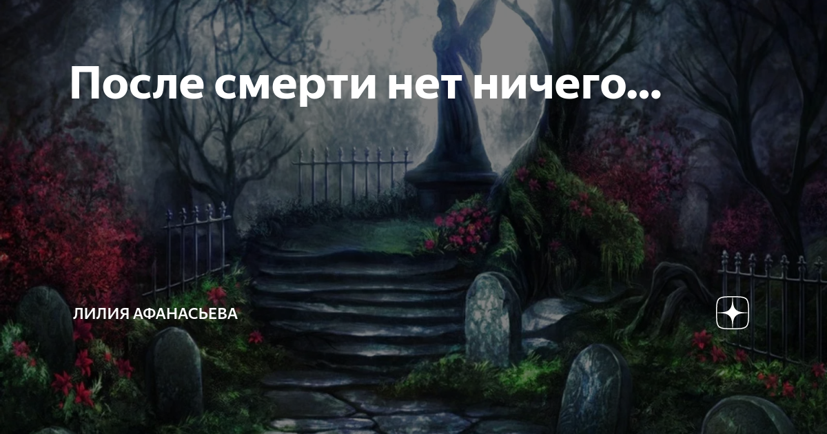 После ничего. Послетсмерти ничего нет. После смерти ничего. После смерти не сего нет. После смерти ничего нету.