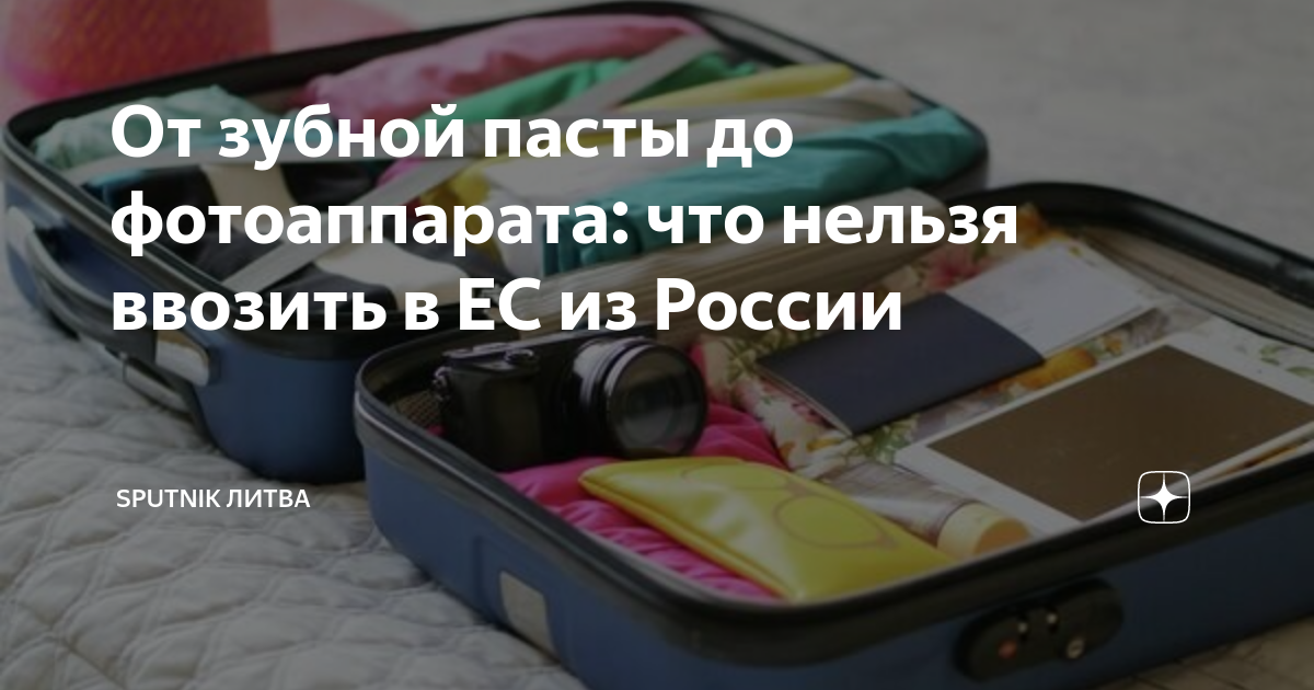 что нельзя ввозить в ес из россии