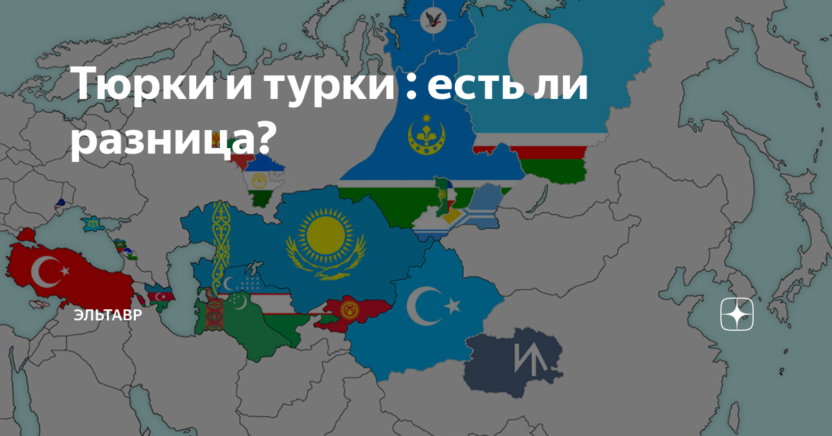 Тюркоязычные страны карта