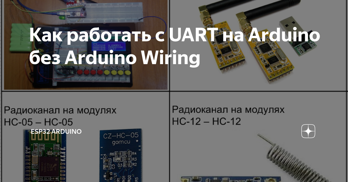 Как работать с UART на Arduino без Arduino Wiring | Электроника, ESP32 ...