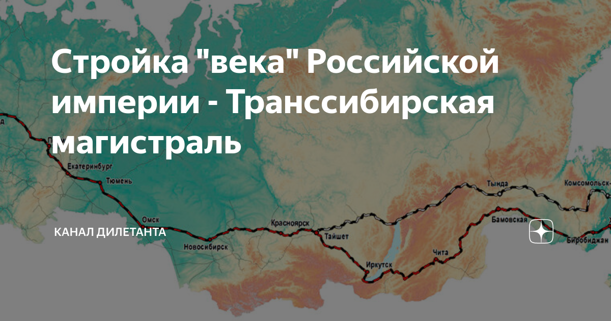 В каком году началось строительство транссиба