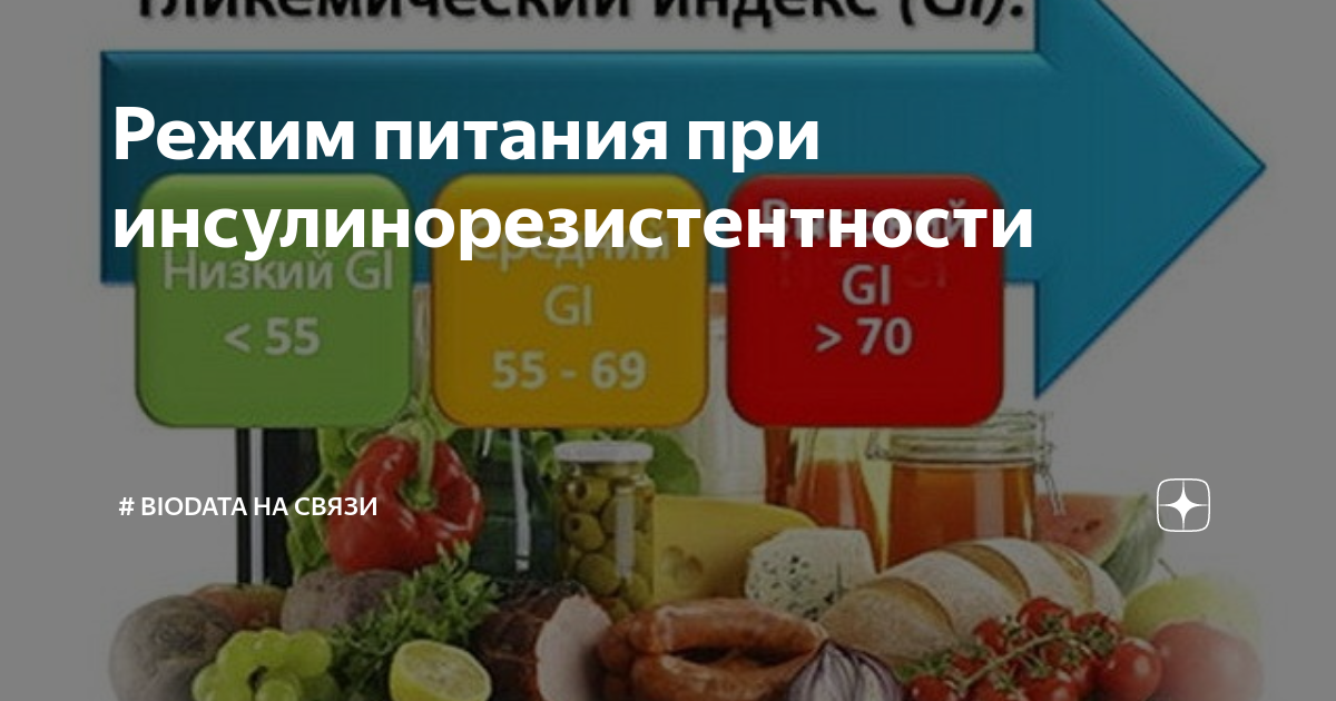 План питания при инсулинорезистентности