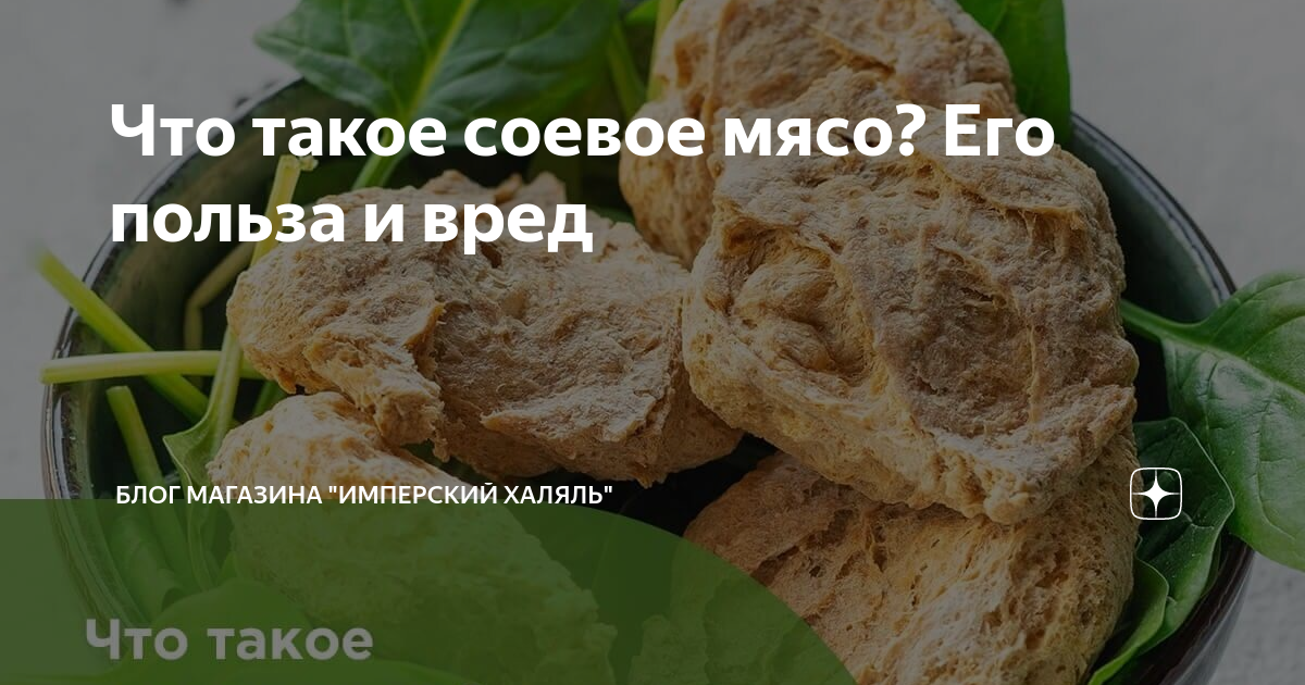 Что такое соевое мясо? Его польза и вред | Блог магазина "Имперский ...