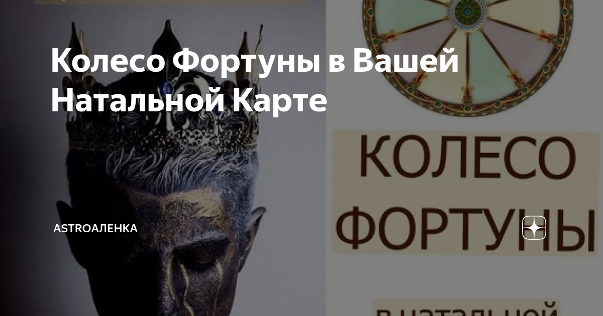 Колесо Фортуны в Вашей Натальной Карте
