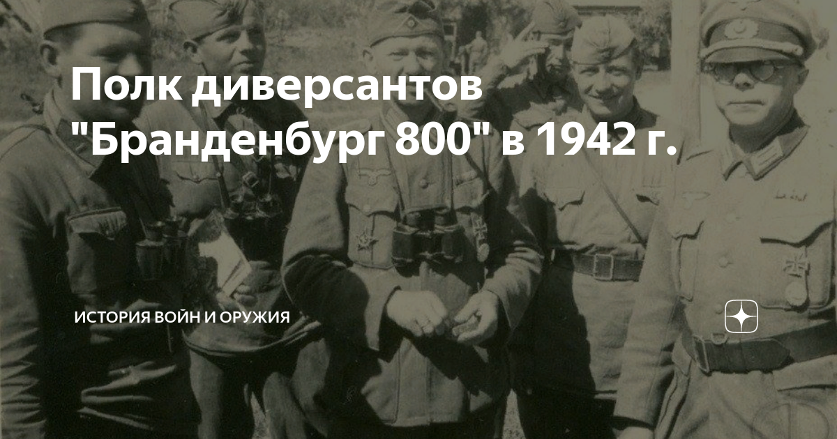 Учебный полк 800 бранденбург