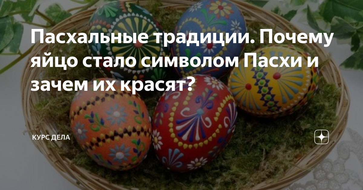 Почему яйцо является символом пасхи