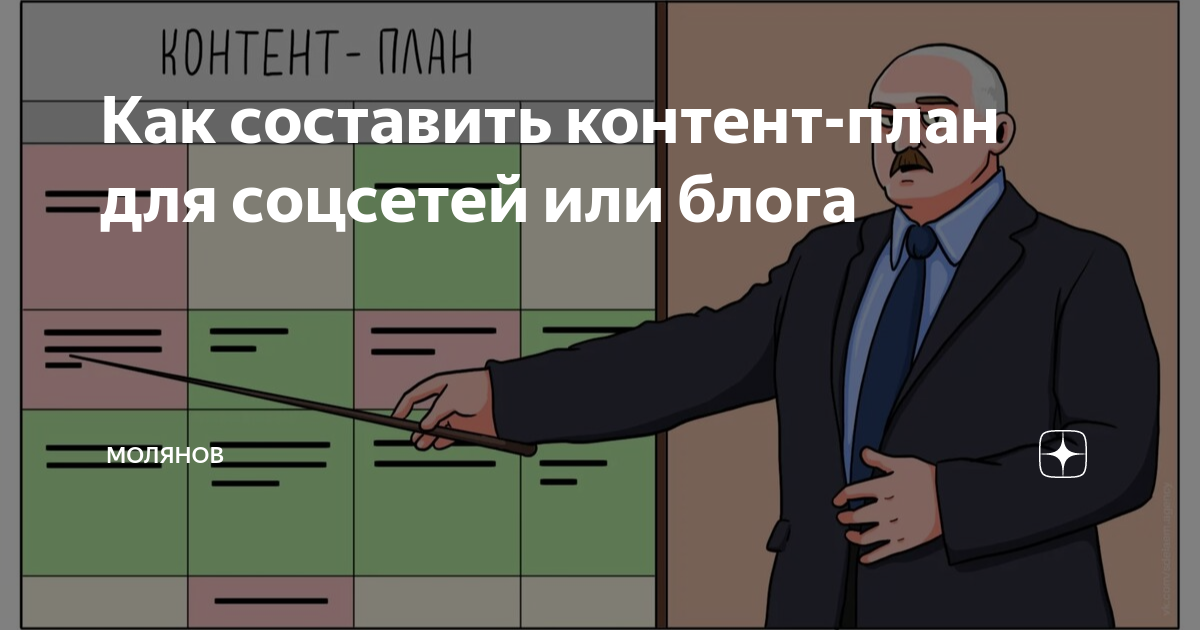 как составить контент план для блога