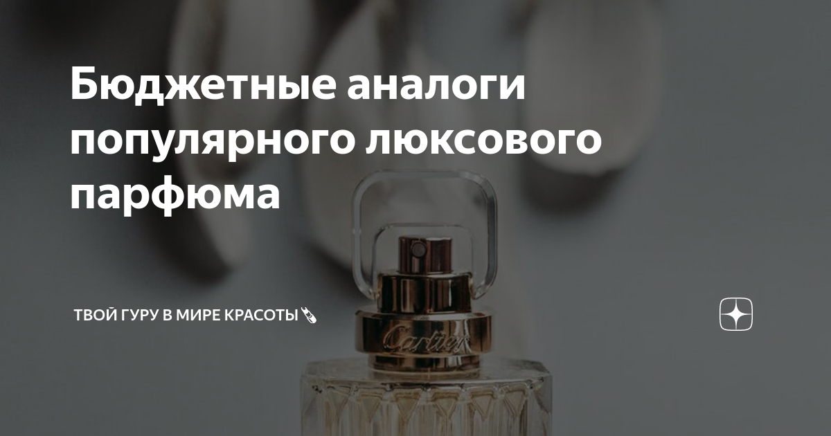 Бюджетные аналоги популярного люксового парфюма | Твой гуру в мире ...