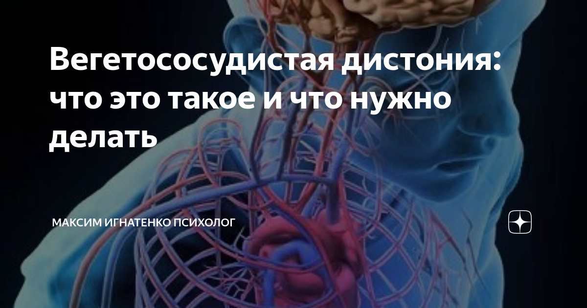 Вегетососудистая дистония: что это такое и что нужно делать | Максим ...