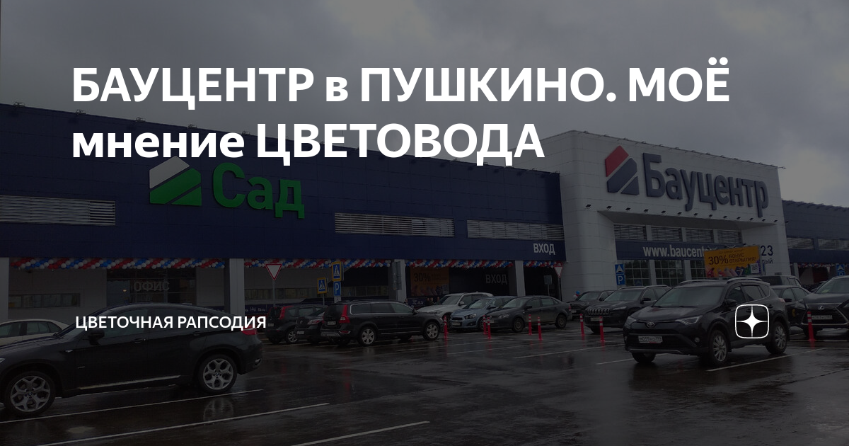 БАУЦЕНТР в ПУШКИНО. МОЁ мнение ЦВЕТОВОДА | Цветочная Рапсодия | Дзен